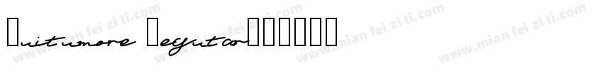 Buitumore Regutar字体转换